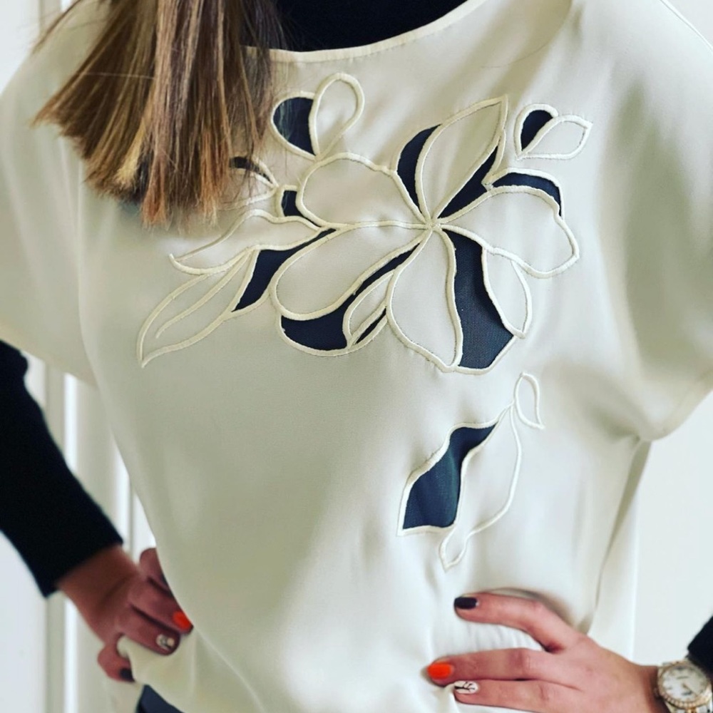 Handmade embroidery top